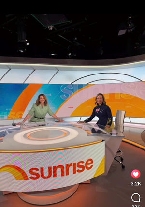 Australian flag ao dai. Made-to-measure silk ao dai featuring hand-embroidered, Australian flag & golden wattle flower design