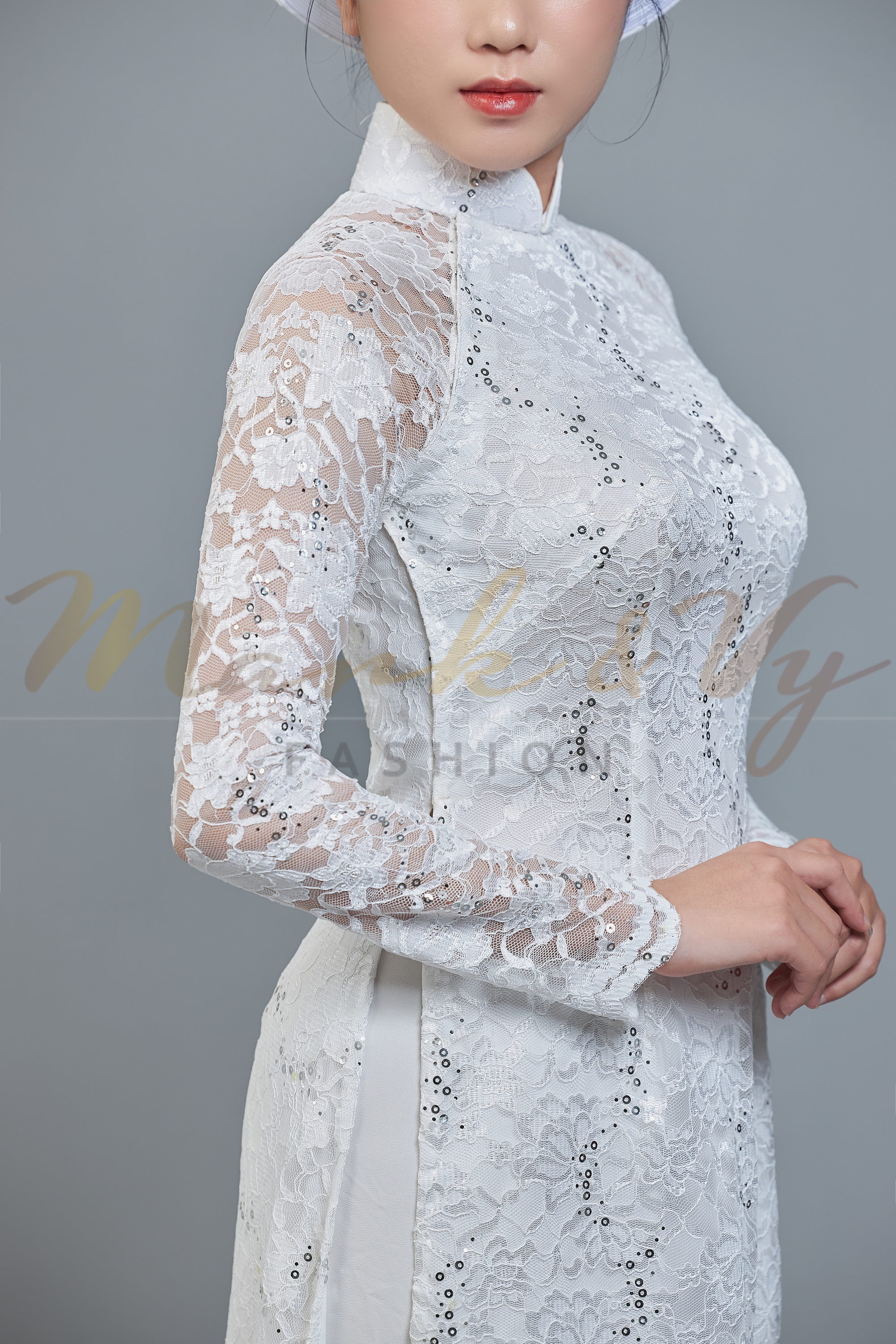Lace ao dai hot sale