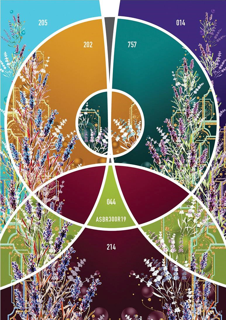 Made-to-measure ao dai by Mark&Vy using high quality, Thai Tuan fabric. Unique, floral motif.