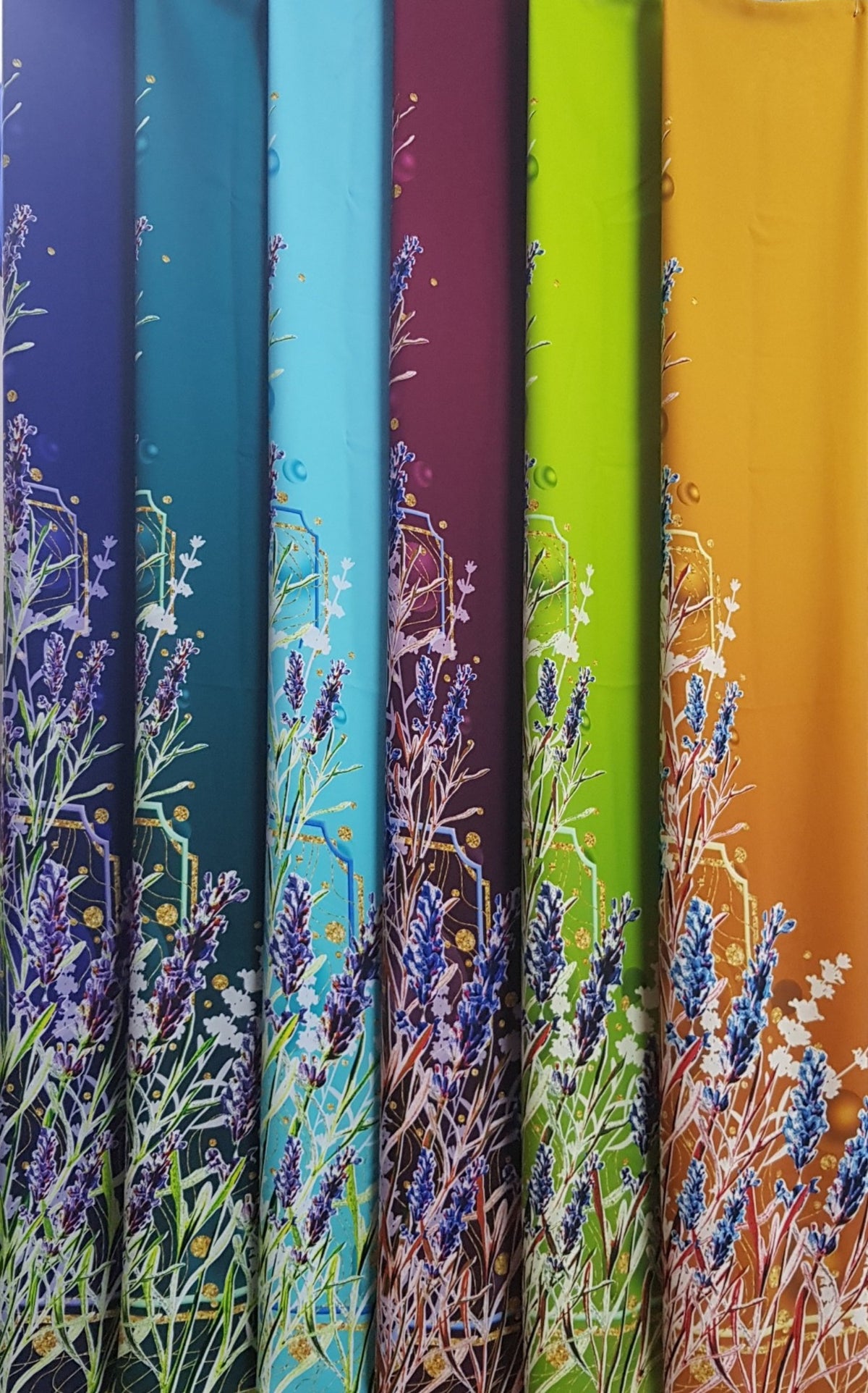 Made-to-measure ao dai by Mark&Vy using high quality, Thai Tuan fabric. Unique, floral motif.