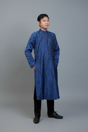 Men's ao dai. Vietnamese national clothing. Free custom fit.